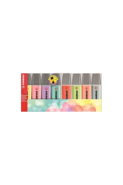 Stabilo Boss Pastel Fosforlu Kalem 8 Li Set 70/8-2 - 2