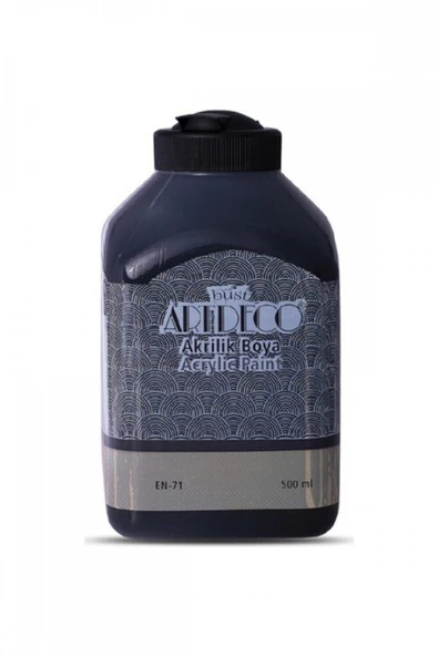 Artdeco Akrilik Boya 500ml - Siyah