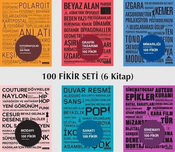 100 Fikir Seti (6 Kitap Takım)