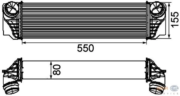 TURBO RADYATÖRÜ BMW F07 530D XDRİVE 09 F10 525D 530D 10 F11 520D 525D 530D 10 F01 730D 08