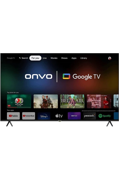 ONVO 85OVF9000U 85 inç 216 Ekran Uydu Alıcılı 4K Ultra HD Google Smart LED TV