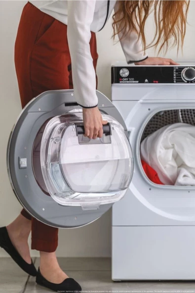 Hoover NDPEH9A3TCBEXMSS A+++ Enerji Sınıfı 9kg Wi-fi + Bluetooth Bağlantılı Isı Pompalı Kurutma Makinesi - Resim 4