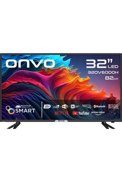 ONVO 32ov6000h Hd 32" 82 Ekran Uydu Alıcılı Android Smart Led Tv - Resim 2