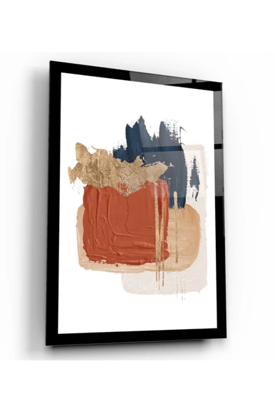 Soyut Dekoratif ve Modern Cam Tablo ürün görseli