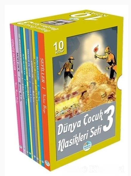 Dünya Çocuk Klasikleri Seti 3 (10 Kitap Kutulu)