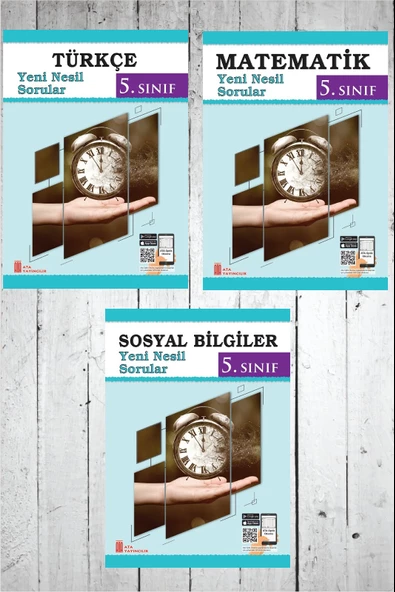 Ata 5.Sınıf Türkçe-Matematik-Sosyal Bilgiler Yeni Nesil Sorular