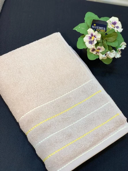 NİVEMESHOME 104 SAHRA GRİ YÜZ HAVLUSU NURPAK - 3