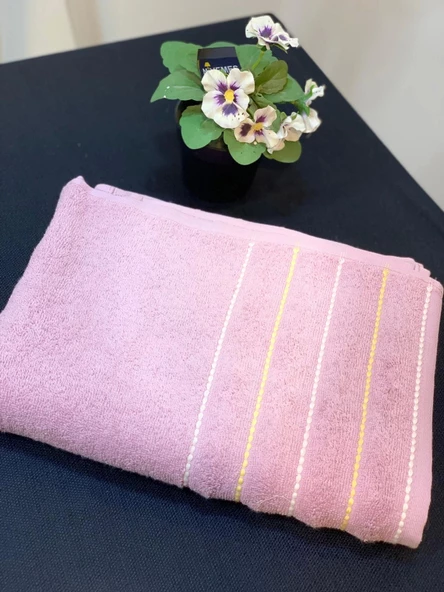 NİVEMESHOME 104 SAHRA MOR YÜZ HAVLUSU NURPAK - Resim 3