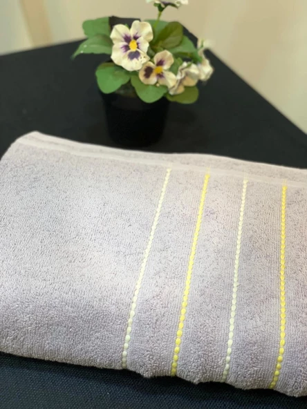 NİVEMESHOME 104 SAHRA LİLA YÜZ HAVLUSU NURPAK - 4