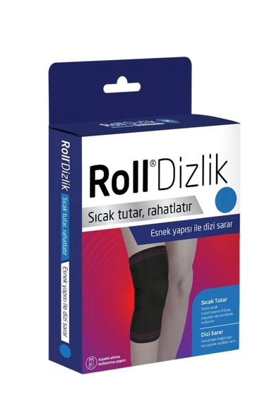 ROLL DİZLİK LARGE - SİYAH