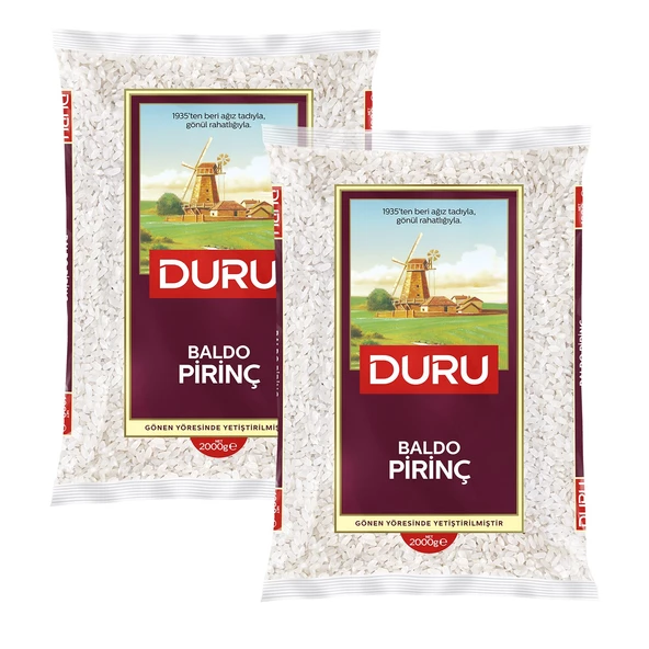 Duru Baldo Pirinç 2000 gr x 2 Adet