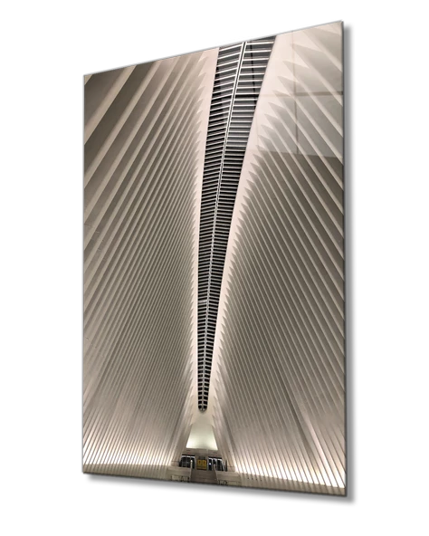 Krem   Geometrik Mimari Dekoratif ve Modern Cam Tablo ürün görseli