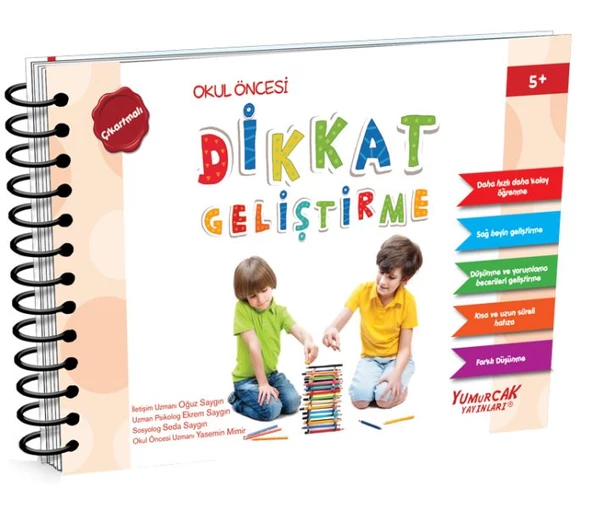 Dikkat Geliştirme 5 Yaş Kitabı