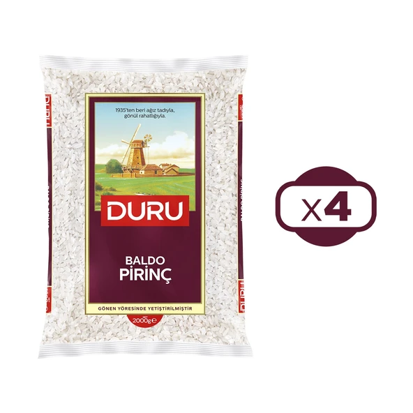 Duru Baldo Pirinç 2000 gr x 4 Adet - Resim 2