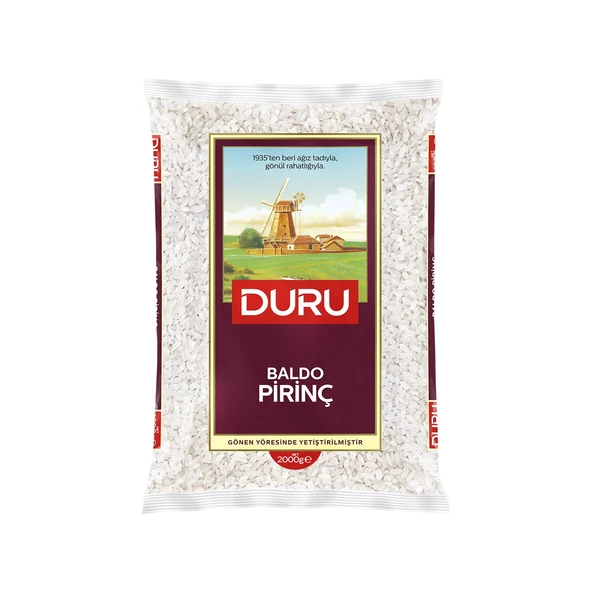 Duru Baldo Pirinç 2000 gr x 4 Adet - Resim 3