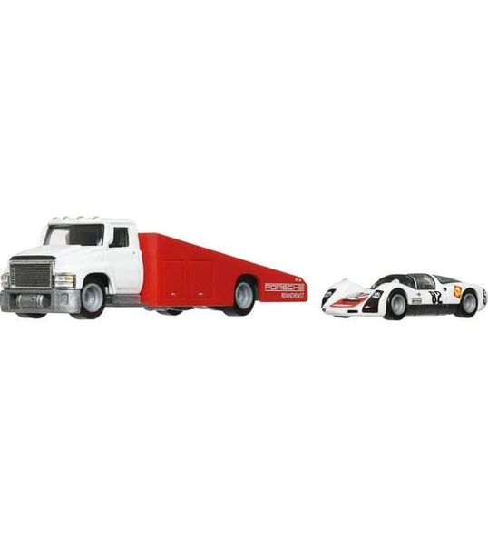 Hot Wheels Premium HRV47 Team Transport '66 Porsche 906 Carrera 6 / Carry On  (#66) - 2