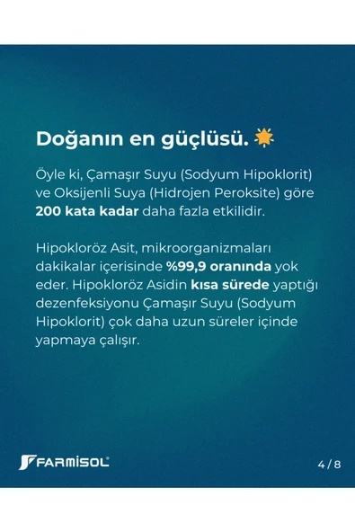 Farmisol Antiseptik 1 Litre - Dezenfektan - 5