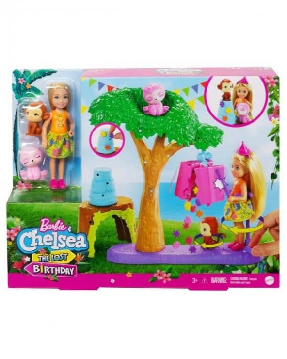 Barbie ve Chelsea Kayıp Doğum Günü Parti Eğlencesi GTM84
