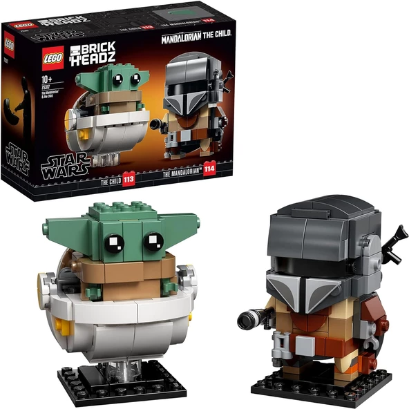 LEGO 75317 BrickHeadz Star Wars The Mandalorian & The Child