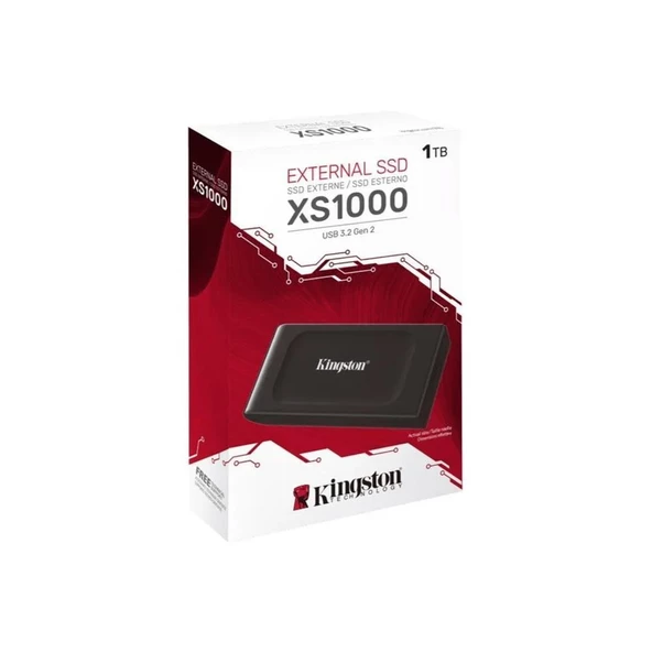 Kingston 1TB XS1000 SXS1000-1000G USB Type-C 3.2 Gen 2 Taşınabilir SSD - Resim 2
