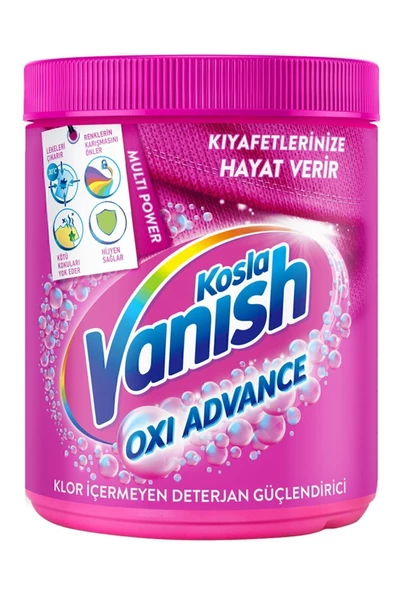 Vanish Kosla Oxi Toz 800 Gr Pembe