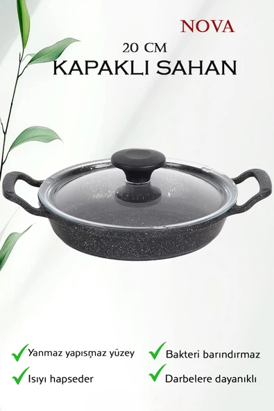 Cook kitchen Nova 20 Cm Kapaklı Sahan - 3