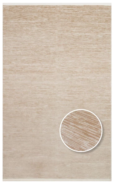 Shade Koleksiyonu Akrilik Dokuma Modern Halı SHD Plain Bej - 5