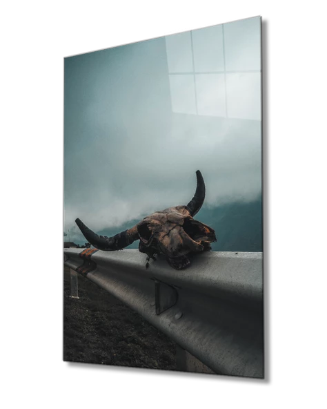 Boynuz Dekoratif ve Modern Cam Tablo ürün görseli