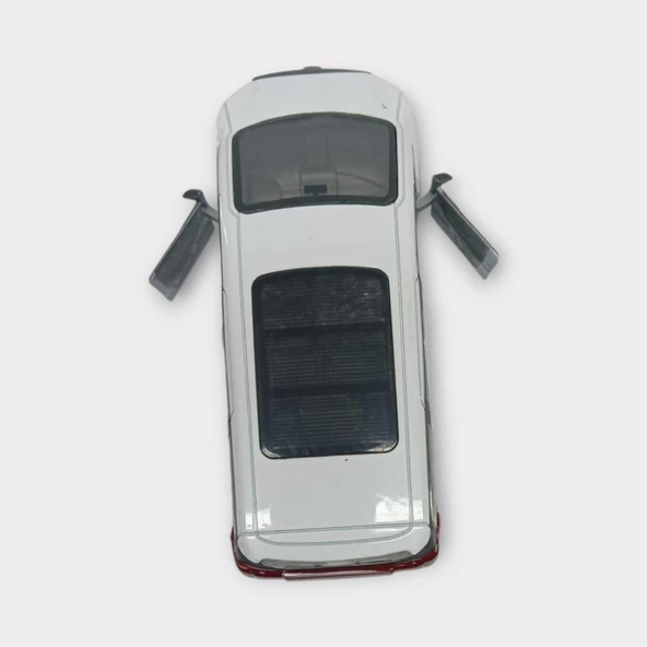Çek Bırak Metal Araba Sesli Işıklı - Beyaz - 5