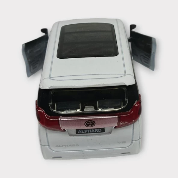 Çek Bırak Metal Araba Sesli Işıklı - Beyaz - 4