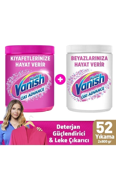 Vanish Kosla Oxi Toz 800 Gr Beyaz