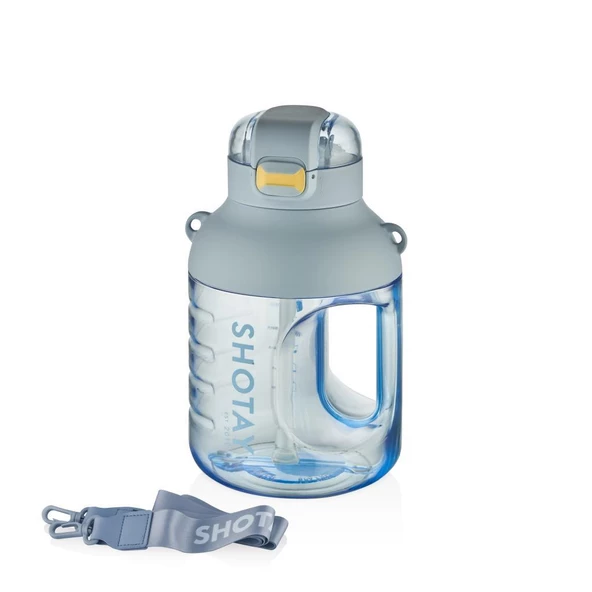 Shotay Chubby Su Matarası Tritan Mavi1600Ml ürün görseli