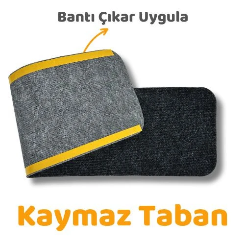 Merdiven Halısı Halıfleks Basamak Ve Merdiven Paspası Kaymaz Taban 10'lu - 4