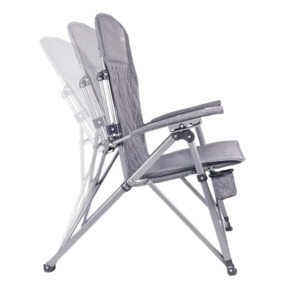 Trono 3 Katlanabilir Kamp Sandalyesi - Orcamp - Kademeli - Gri - Resim 7