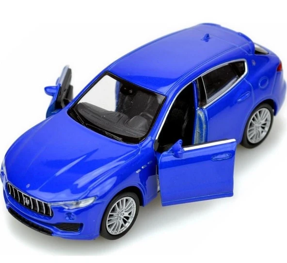 Çek Bırak Metal Araba 1/32 - Mavi - Resim 2