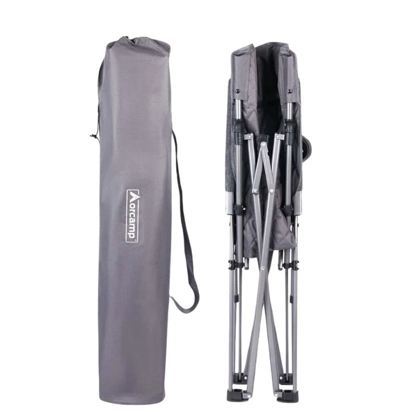 Trono 3 Katlanabilir Kamp Sandalyesi - Orcamp - Kademeli - Gri - Resim 2