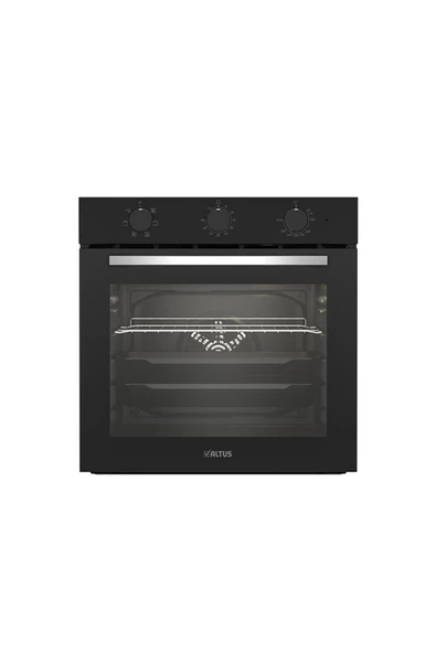 Altus ALA 321 B Fırın 159 DB Ocak 535 B Davlumbaz Siyah Ankastre Set - Resim 4