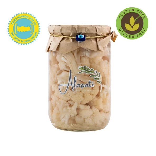 Alaçatı Naturel Doğal Karnabahar Turşusu 660cc Süzme 300 g e