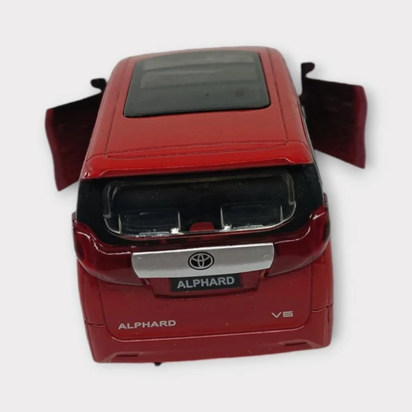 Çek Bırak Metal Araba Sesli Işıklı - Kırmızı - 4