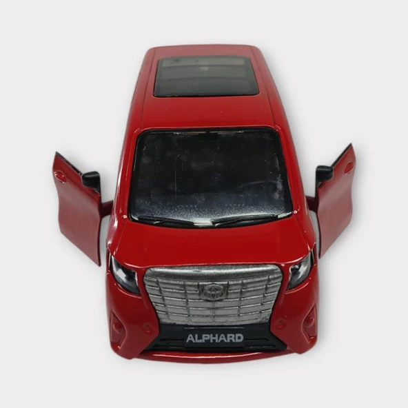 Çek Bırak Metal Araba Sesli Işıklı - Kırmızı - 3