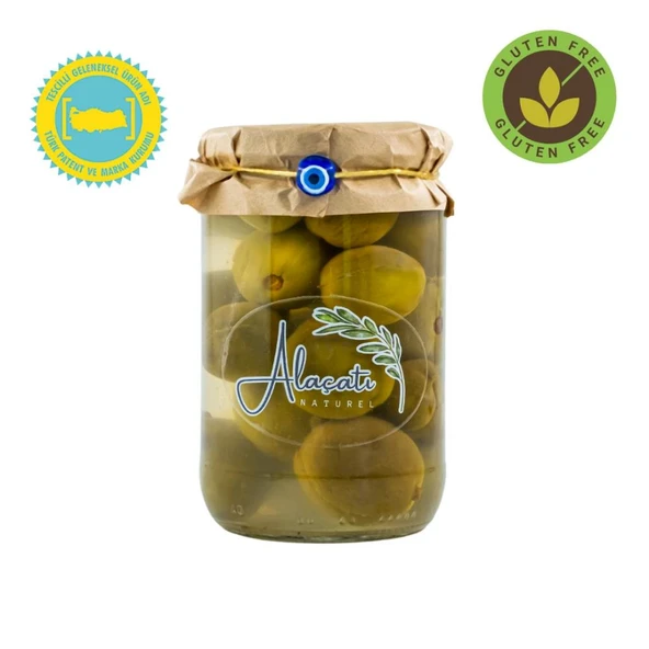 Alaçatı Naturel Doğal Çağla Turşusu 660cc Süzme 300 g e