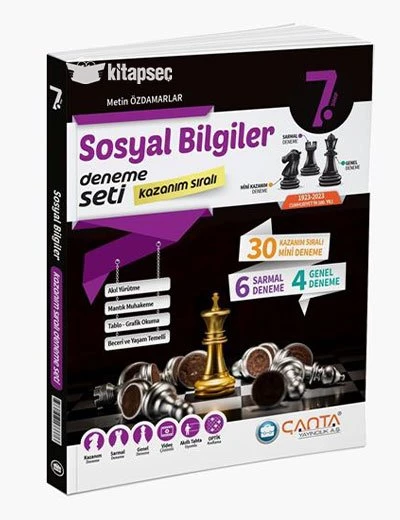 7. Sınıf Sosyal Bilgiler Kazanım Sıralı Deneme Seti Çanta Yayınları