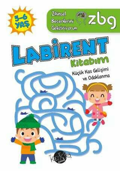 ZBG Labirent Kitabım 5-6 Yaş 64 Sayfa