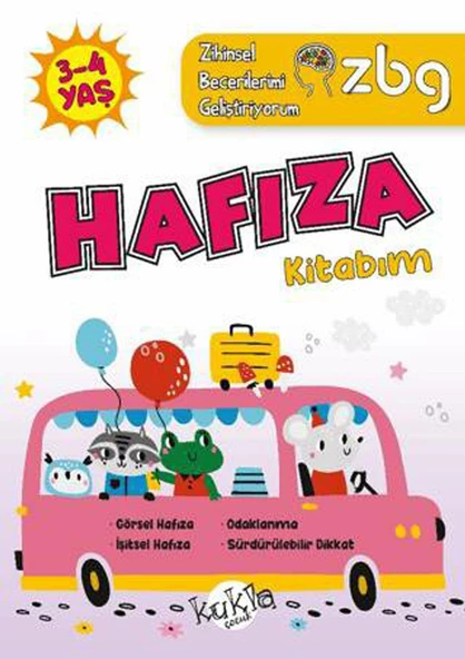 ZBG Hafıza Kitabım 3-4 Yaş 64 Sayfa