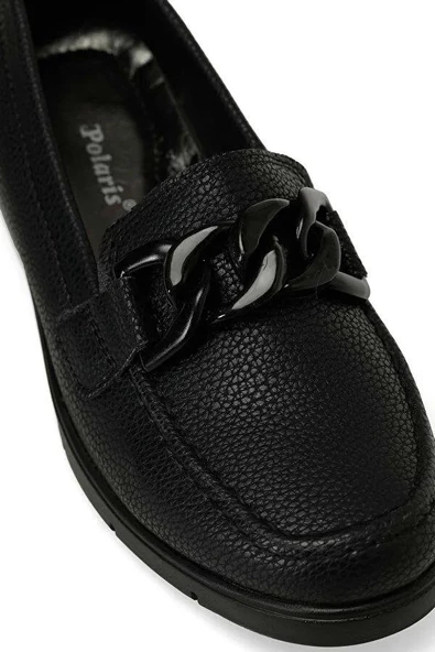 Polaris 166552.Z4PR Kadın Siyah Loafer - 6