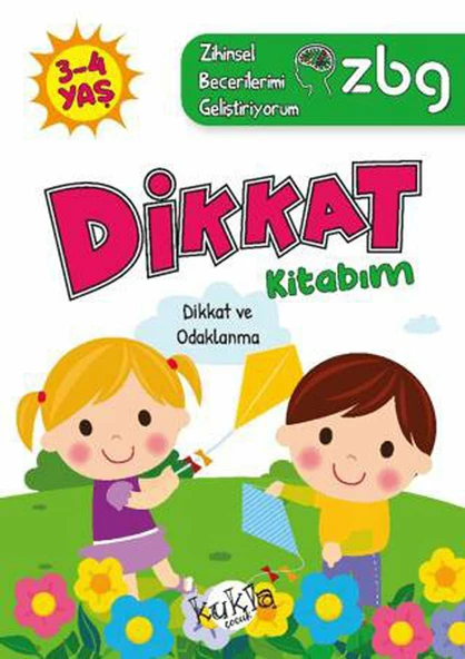 ZBG Dikkat Kitabım 3-4 Yaş 64 Sayfa