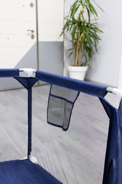 Kolay Kurulum Güvenli Bebek Ve Çocuk Oyun Alanı Oyun Parkı Dayanıklı Taşınabilir 130x115 Cm - 8