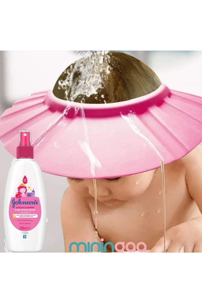 Johnson's Işıldayan Parlaklık Kolay Tarama Spreyi 200 ml ve 0-6 Yaş Ayarlanabilir Bebek Duş Başlığı - 8