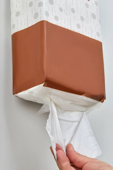 40 Cm Asılabilir - 4 Katlı 320 Yapraklı Peçete - Yüksek Emilim Ve Yumuşak Dokulu Peçete Organizeri - 3