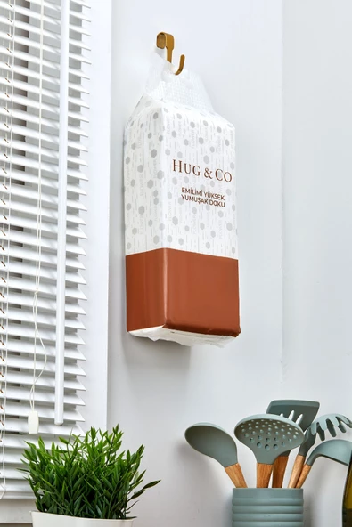 40 Cm Asılabilir - 4 Katlı 320 Yapraklı Peçete - Yüksek Emilim Ve Yumuşak Dokulu Peçete Organizeri - 8